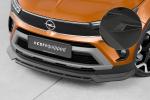 CSR Frontspoiler | Cup-Spoilerlippe mit ABE für Opel Crossland CSL675-M Carbon Look matt strukturiert (keine Lackierung erforderlich)