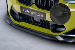CSR Frontspoiler | Cup-Spoilerlippe mit ABE für BMW X3 (F97) CSL678-M Carbon Look matt strukturiert (keine Lackierung erforderlich)