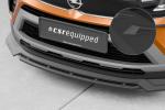 CSR Frontspoiler | Cup-Spoilerlippe mit ABE für Opel Crossland CSL683-S schwarz matt strukturiert (keine Lackierung erforderlich)