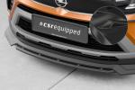 CSR Frontspoiler | Cup-Spoilerlippe mit ABE für Opel Crossland CSL683-C Carbon Look Hochglanz (keine Lackierung erforderlich)