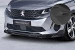 CSR Frontspoiler | Cup-Spoilerlippe mit ABE für Peugeot 3008 (2. Gen) CSL688-L schwarz matt (Lackierung erforderlich)