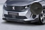 CSR Frontspoiler | Cup-Spoilerlippe mit ABE für Peugeot 3008 (2. Gen) CSL688-M Carbon Look matt strukturiert (keine Lackierung erforderlich)