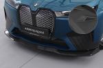CSR Frontspoiler | Cup-Spoilerlippe mit ABE für BMW iX CSL691-L schwarz matt (Lackierung erforderlich)