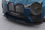 CSR Frontspoiler | Cup-Spoilerlippe mit ABE für BMW iX CSL691-M Carbon Look matt strukturiert (keine Lackierung erforderlich)