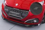 CSR Frontspoiler | Cup-Spoilerlippe mit ABE für Peugeot 208 GTi CSL694-S schwarz matt strukturiert (keine Lackierung erforderlich)