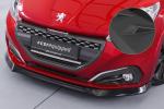 CSR Frontspoiler | Cup-Spoilerlippe mit ABE für Peugeot 208 GTi CSL694-L schwarz matt (Lackierung erforderlich)