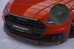 CSR Frontspoiler | Cup-Spoilerlippe mit ABE für Audi A8 (D5) CSL705-M Carbon Look matt strukturiert (keine Lackierung erforderlich)