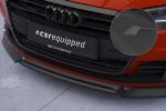 CSR Frontspoiler | Cup-Spoilerlippe mit ABE für Audi A8 (D5) CSL706-S schwarz matt strukturiert (keine Lackierung erforderlich)