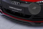 CSR Frontspoiler | Cup-Spoilerlippe mit ABE für Audi e-tron GT CSL708-S schwarz matt strukturiert (keine Lackierung erforderlich)