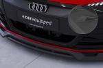 CSR Frontspoiler | Cup-Spoilerlippe mit ABE für Audi e-tron GT CSL708-L schwarz matt (Lackierung erforderlich)
