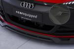 CSR Frontspoiler | Cup-Spoilerlippe mit ABE für Audi e-tron GT CSL708-M Carbon Look matt strukturiert (keine Lackierung erforderlich)