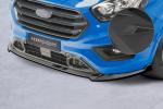 CSR Frontspoiler | Cup-Spoilerlippe mit ABE für Ford Tourneo Custom CSL718-L Lackierung erforderlich (schwarz matt)