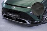 CSR Frontspoiler | Cup-Spoilerlippe mit ABE für Hyundai Bayon CSL733-M Carbon Look matt strukturiert (keine Lackierung erforderlich)