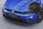 CSR Frontspoiler | Cup-Spoilerlippe mit ABE für VW Polo 6 2G (Typ AW) CSL735-G Glossy schwarz Hochglanz (keine Lackierung erforderlich)