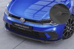 CSR Frontspoiler | Cup-Spoilerlippe mit ABE für VW Polo 6 2G (Typ AW) CSL735-L schwarz matt (Lackierung erforderlich)