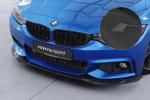 CSR Frontspoiler | Cup-Spoilerlippe mit ABE für BMW 4er (F32/F33/F36) M-Paket CSL736-S Strukturiert schwarz matt (keine Lackierung erforderlich)