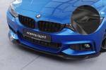 CSR Frontspoiler | Cup-Spoilerlippe mit ABE für BMW 4er (F32/F33/F36) M-Paket CSL736-C Carbon Look glänzend (keine Lackierung erforderlich)
