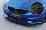 CSR Frontspoiler | Cup-Spoilerlippe mit ABE für BMW 4er (F32/F33/F36) M-Paket CSL736-G Glossy schwarz glänzend (keine Lackierung erforderlich)