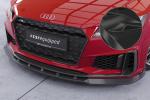 CSR Frontspoiler | Cup-Spoilerlippe mit ABE für Audi TT FV/8S S-Line / TTS FV/8S CSL739-G Glossy schwarz Hochglanz (keine Lackierung erforderlich)