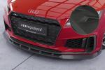 CSR Frontspoiler | Cup-Spoilerlippe mit ABE für Audi TT FV/8S S-Line / TTS FV/8S CSL739-M Carbon Look matt strukturiert (keine Lackierung erforderlich)