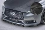 CSR Frontspoiler | Cup-Spoilerlippe mit ABE für Infiniti Q60 CSL754-C Carbon Look Hochglanz (keine Lackierung erforderlich)