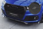 CSR Frontspoiler | Cup-Spoilerlippe mit ABE für Audi Q7 (4M) S-Line / SQ7 (4M) CSL758-S schwarz matt strukturiert (keine Lackierung erforderlich)