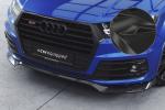 CSR Frontspoiler | Cup-Spoilerlippe mit ABE für Audi Q7 (4M) S-Line / SQ7 (4M) CSL758-G Glossy schwarz Hochglanz (keine Lackierung erforderlich)