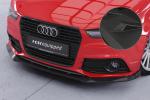 CSR Frontspoiler | Cup-Spoilerlippe mit ABE für Audi A1 (8X) S-Line CSL773-M Carbon Look matt strukturiert (keine Lackierung erforderlich)