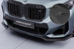 CSR Frontspoiler | Cup-Spoilerlippe mit ABE für BMW X1 U11 M-Paket CSL777-L schwarz matt (Lackierung erforderlich)