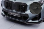 CSR Frontspoiler | Cup-Spoilerlippe mit ABE für BMW X1 U11 M-Paket CSL777-M Carbon Look matt strukturiert (keine Lackierung erforderlich)