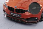 CSR Frontspoiler | Cup-Spoilerlippe mit ABE für BMW 4er F36 Gran Coupe CSL781-S Strukturiert schwarz matt (keine Lackierung erforderlich)