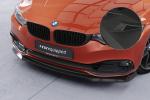 CSR Frontspoiler | Cup-Spoilerlippe mit ABE für BMW 4er F36 Gran Coupe CSL781-M Carbon Look matt strukturiert (keine Lackierung erforderlich)
