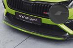 CSR Frontspoiler | Cup-Spoilerlippe mit ABE für Skoda Octavia 4 RS CSL784-S schwarz matt strukturiert (keine Lackierung erforderlich)