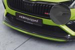 CSR Frontspoiler | Cup-Spoilerlippe mit ABE für Skoda Octavia 4 RS CSL784-L schwarz matt (Lackierung erforderlich)