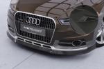 CSR Frontspoiler | Cup-Spoilerlippe mit ABE für Audi A6 C7 (Typ 4G) Allroad CSL809-M Carbon Look matt strukturiert (keine Lackierung erforderlich)