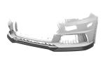 CSR Frontspoiler | Cup-Spoilerlippe mit ABE für Audi S1 8X CSL819-K Kupfer matt (keine Lackierung erforderlich)