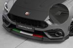 CSR Frontspoiler | Cup-Spoilerlippe mit ABE für Fiat Abarth 124 Spider CSL824-M Carbon Look matt strukturiert (keine Lackierung erforderlich)