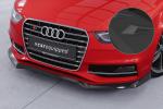 CSR Frontspoiler | Cup-Spoilerlippe mit ABE für Audi A4 / S4 B8 (Typ 8K) CSL825-S Strukturiert schwarz matt (keine Lackierung erforderlich)