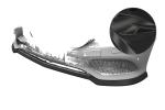 CSR Frontspoiler | Cup-Spoilerlippe mit ABE für Mercedes-Benz E-Klasse W213 / S213 Limousine und T-Modell CSL827-C Carbon Look Hochglanz (keine Lackierung erforderlich)