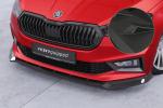 CSR Frontspoiler | Cup-Spoilerlippe mit ABE für Skoda Fabia 4 Monte Carlo CSL829-M Carbon Look matt strukturiert (keine Lackierung erforderlich)