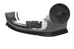 CSR Frontspoiler | Cup-Spoilerlippe mit ABE für Porsche 911/996 CSL831-M Carbon Look matt strukturiert (keine Lackierung erforderlich)