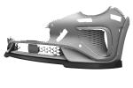 CSR Frontspoiler | Cup-Spoilerlippe mit ABE für GWM ORA Funky Cat / Haomao GT CSL848-K Kupfer matt (keine Lackierung erforderlich)