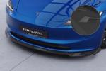 CSR Frontspoiler | Cup-Spoilerlippe mit ABE für Tesla Model 3 CSL869-S Strukturiert schwarz matt (keine Lackierung erforderlich)