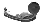 CSR Frontspoiler | Cup-Spoilerlippe mit ABE für Seat Leon 2 (Typ 1P) CSL876-L schwarz matt (Lackierung erforderlich)