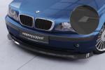 CSR Frontspoiler | Cup-Spoilerlippe mit ABE für BMW 3er E46 Limo / Touring CSL878-S Strukturiert schwarz matt (keine Lackierung erforderlich)