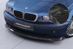 CSR Frontspoiler | Cup-Spoilerlippe mit ABE für BMW 3er E46 Limo / Touring CSL878-C Carbon Look glänzend (keine Lackierung erforderlich)