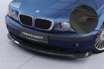 CSR Frontspoiler | Cup-Spoilerlippe mit ABE für BMW 3er E46 Limo / Touring CSL878-M Carbon Look matt strukturiert (keine Lackierung erforderlich)