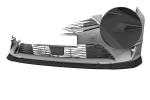 CSR Frontspoiler | Cup-Spoilerlippe mit ABE für Kia Ceed (CD) CSL883-L schwarz matt (Lackierung erforderlich)