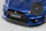 CSR Frontspoiler | Cup-Spoilerlippe mit ABE für Mitsubishi Lancer Evolution X CSL887-S schwarz matt strukturiert (keine Lackierung erforderlich)