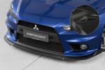CSR Frontspoiler | Cup-Spoilerlippe mit ABE für Mitsubishi Lancer Evolution X CSL887-G Glossy schwarz Hochglanz (keine Lackierung erforderlich)